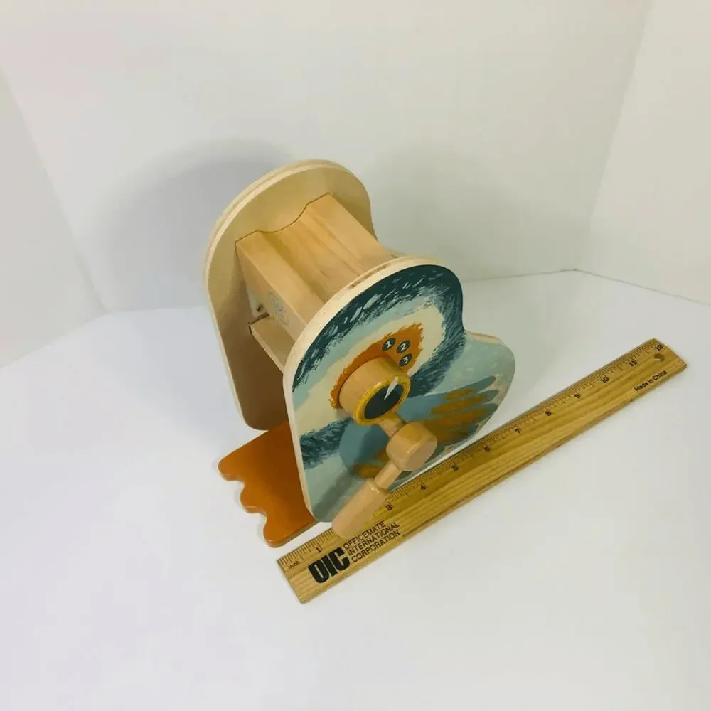 manhattan toy wooden espresso‎ bird/owl replacement base ONLY 2020 play pretend